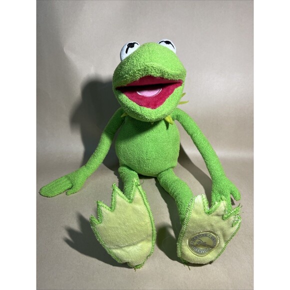 Disney Store Genuine Kermit the Green Frog‎ Plush 18" Stuffed Toy Plush - Picture 1 of 8